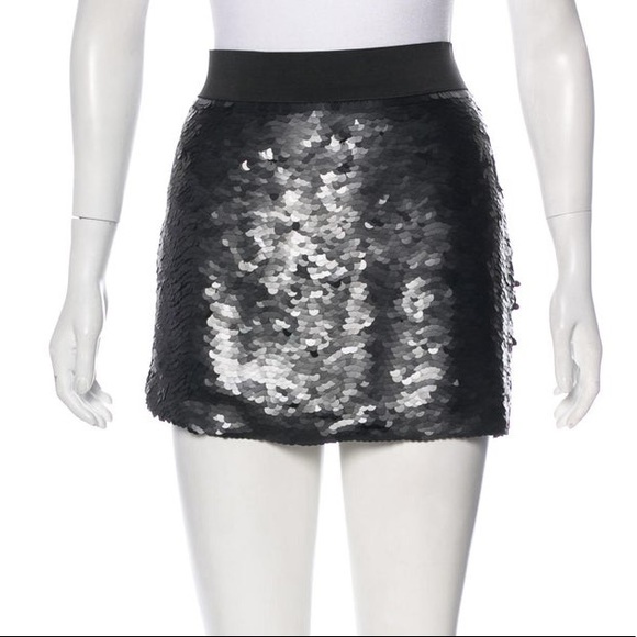 BCBG Sequined Mini Skirt - Picture 1 of 4
